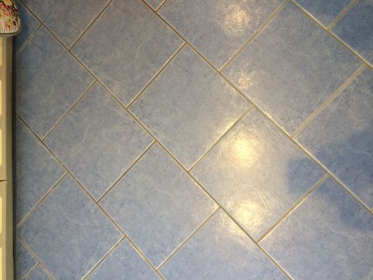 Grout before restoration